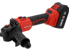 Akumuliatorinis kampinis šlifuoklis Yato YT-828251; 18 V; 125 mm; 1x4,0 Ah akum.