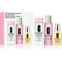 Clinique 3 Steps Skincare Systeme Oily Skin Types dovanų rinkinys riebiai odai
