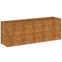 vidaXL Pakelta sodo lysvė, 196x50x69cm, Corten plienas