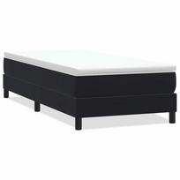 vidaXL Box Spring Lova be čiužinio Juoda 90x210 cm aksomas