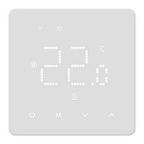 Programuojamas šildymo termostatas Tuya HT260010, įleidžiamas į sieną, balta sp., 5 - 60 °C