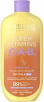 Kūno pienelis Eveline Super Vitamins C+A+B12, 350 ml