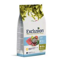 Exclusion Mediterraneo maistas šuniukams su tunu, M, 3 kg