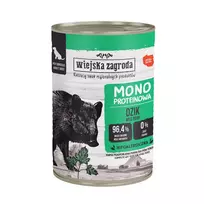WIEJSKA ZAGRODA Monoprotein Šerniena – šlapi šunų ėdalas – 400g