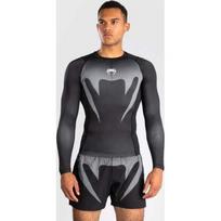 Venum No Gi kovinis marškinėlis Rashguard, juodas/sidabrinis