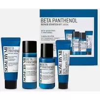 Veido priežiūros rinkinys Some By Mi Beta Panthenol Repair: gelinis veido prausiklis 30 ml + veido tonikas 30 ml + veido serumas 10 ml + veido kremas 20 ml