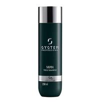 System Professional Shampoo for men 3in1 Man Triple Shampoo - 250 ml Plaukų šampūnas