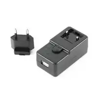 Zebra PWR-WUA5V45W1EU USB-C maitinimo adapteris su EU kištuku, 45W PD 3.0, juodas