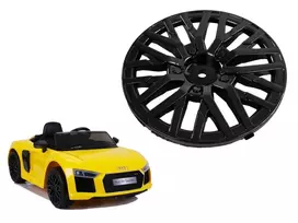 LEAN CARS Dangtelis elektriniam automobiliui Audi R8 juodas