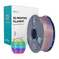 SUNLU PLA Transparent Rainbow 1.75mm 1kg 3D spausdinimo siūlas