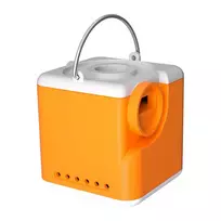 Flextail Nano Pump 5C1 nešiojamasis elektrinis oro siurblys su stovyklavimo šviesos funkcija, oranžinis