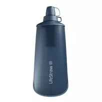 LifeStraw Peak Series sulankstomas suspaudžiamasis filtravimo butelis, 1 L, Mountain Blue