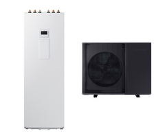 SAMSUNG oras-vanduo 8 kW Mono HT Quiet šilumos siurblys monoblokas su 260 l tūriniu šildytuvu