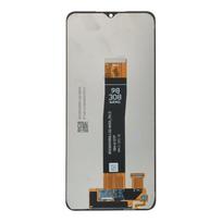 Ekranas Samsung A12 Nacho A127 / A12s A127 su lietimui jautriu stikliuku juodas (Juodas Flex Version) OEM