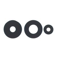 Xiaomi Redmi Note 13 Pro+ 5G kameros stikliukas juodas (only lens, 3vnt) HQ
