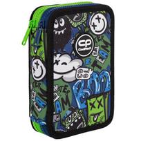 Forminis dviejų skyrių penalas su priedais CoolPack Jumper 2 Monster Team