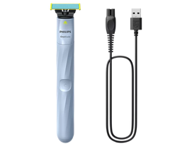 Philips OneBlade 1st Shave QP1324/20 Plaukų skustuvas, Sky Blue