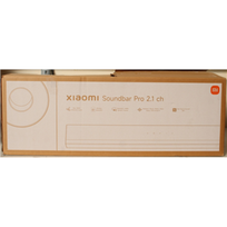 SALE OUT. Xiaomi Soundbar Pro 2.1 ch | Xiaomi Soundbar Pro 2.1 ch | Warranty 24 month(s) | 300 W | Bluetooth | Wireless connection | Black | DAMAGED PACKAGING, MISSING INNER PACKAGING. SCRATCHED AND DIRTY