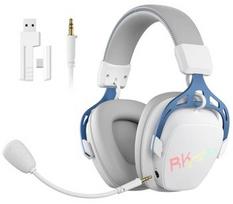 Royal Kludge HG103 belaidės ausinės | 2.4G, BT, 3.5mm | Cyborg White