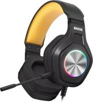 Marvo Pulz 80W laidinės žaidimų RGB ausinės | 3.5mm | Juodos
