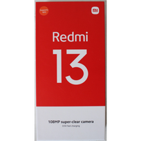 Xiaomi | Redmi | 13 | Midnight Black | 6.79 " | IPS LCD | 1080 x 2460 pixels | Mediatek | Internal RAM 8GB | 256GB | microSDXC | Dual SIM | Nano SIM | 4G | Main camera resolution 108+2 MP | Secondary camera resolution 13 MP | Android | 14 | 5030 mAh | Warranty 24 month(s) | DEMO, SCRATCHED SCREEN PROTECTION