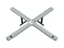 Conceptronic Laptop Stand 5kg ERGO Portable 17.3 inch sidabrinis