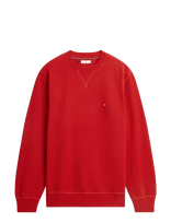 Tommy Hilfiger - Ess Seasonal Fleece Crewneck - Megztinis - Raudona