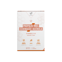 Vitavea Propolis su rausvažiede ežiuole, acerola, vitaminais C ir D, 20 ampulių