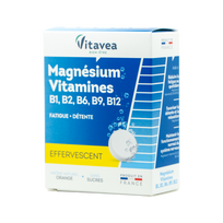 Vitavea Magnis, vitaminai B1, B2, B6, B9, B12,  24 tirpstančios tabletės