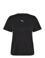 PUMA - Ess Centered Cat Logo Tee - Sportiniai marškinėliai - Juoda