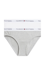 Tommy Hilfiger - 2-Pack Cotton Bikini - Apatinės kelnaitės - Pilka