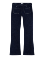 Wrangler - Flare - Platėjančios kelnės - Tamsiai mėlyna