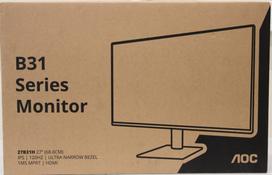 AOC 27B31H 27" IPS/16:9/1920x1080/300cd/m2/1ms HDMI, USB, Headphone out |  27B31H | 27 " | IPS | FHD | 16:9 | 120 Hz | 1 ms | 1920 x 1080 pixels | 300 cd/m² | HDMI ports quantity 1 | Black | Warranty 35 month(s) | DAMAGED PACKAGING
