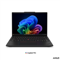 Lenovo ThinkPad T14 G7 AMD | Black | 14 " | IPS | WUXGA | 1920 x 1200 pixels | Anti-glare | AMD Ryzen AI 5 PRO | 440 | 16GB | SODIMM DDR5 | Solid-state drive capacity 512GB | AMD Radeon 840M Graphics | Windows 11 Pro | 802.11be | Bluetooth version 5.4 |