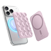 Elago MagSafe Compatible Suction Cup Mount for iPhone - Light Lilac