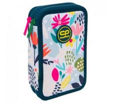 Forminis dviejų skyrių penalas su priedais CoolPack Jumper 2 Sunny Day