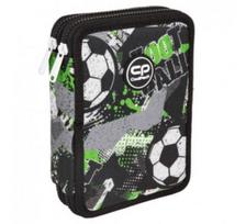 Forminis dviejų skyrių penalas su priedais CoolPack Jumper XL Let's Gol