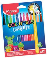 Flomasteriai MAPED Color Peps Long Life, 12 vnt.