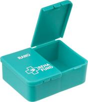 Reha Fund One-Day Pill Organizer for 2 Times of Day RF-350 REHAFUND, Turquoise