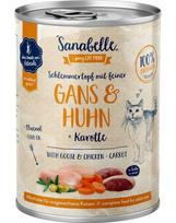 SANABELLE Žąsų ir vištienos 380 g drėgnas ėdalas suaugusioms katėms