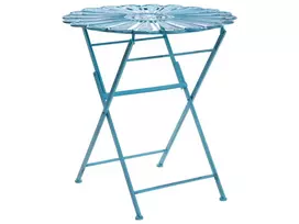 Bistro stalas PAVIA 71 cm 71 cm Metalinis Mėlynas