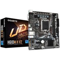 Gigabyte Pagrindinė plokštė H610MHV21.0, palaiko Intel Core 14 kartos CPU, 4+1+1 hibridinis VRM, iki 5600MHz DDR5, 1xPCIe 3.0 M.2