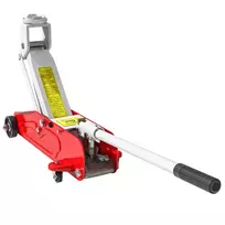 Kompaktiškas hidraulinis domkratas, apsauga nuo perkrovos, automobiliams ir visureigiams, 2t, 120-300mm, raudonas/geltonas
