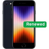 Apple Renewed iPhone SE (2020) RAPipse20-4bb41N, 4.7", Retina HD, A13 Bionic, 3GB, 64GB, iOS, juoda, C klasė