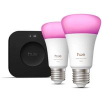 Philips Hue WCA A60 2KIT Pro EU 8721103107619, išmanusis apšvietimo rinkinys, E27, LED, 2 lemputės, Bluetooth/Zigbee, 1100 lm