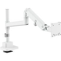Digitus DA-90476 stalo monitoriaus laikiklis, 57", 27kg, VESA 75x75/100x100, baltas, aukštis, pakreipimas, pasukimas, gylis