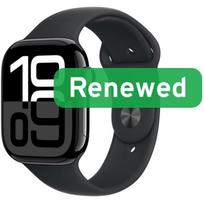 Apple Renewed Apple Watch Series 10 LTE 46mm, Jet Black, Grade B, Retina OLED LTPO ekranas, watchOS, atnaujintas