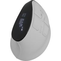 Natec Euphonie Pro NMY-2378, vertikali pelė, 2.4 GHz, Bluetooth, 2400 DPI, 9 mygtukai, OLED ekranas, belaidis imtuvas