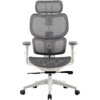 Onex Ventra Premium Mesh žaidimų biuro kėdė ONEX-VENTRA-WH, balta, 125kg, 5 ratukai, reguliuojamas atlošas, 3D porankiai