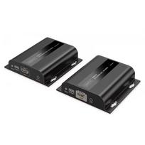 Digitus DS-55351 HDMI IP prailgintuvo rinkinys, 4K/60Hz, 200m, 253 imtuvai, IR, 1GbE